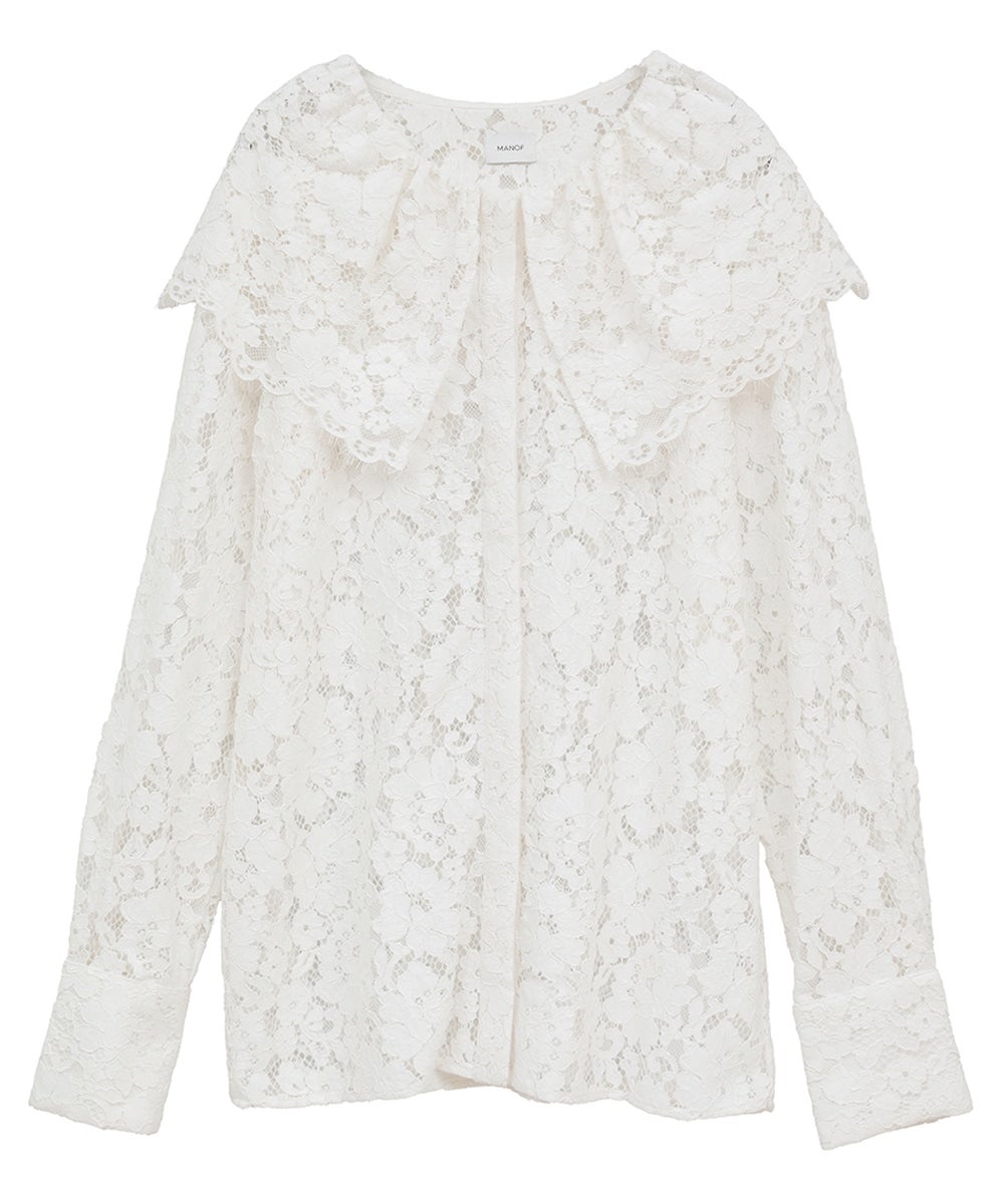 結衣 LACE COLLAR SHIRT｜TOPS(トップス)｜MANOF OFFICIAL ONLINE STORE