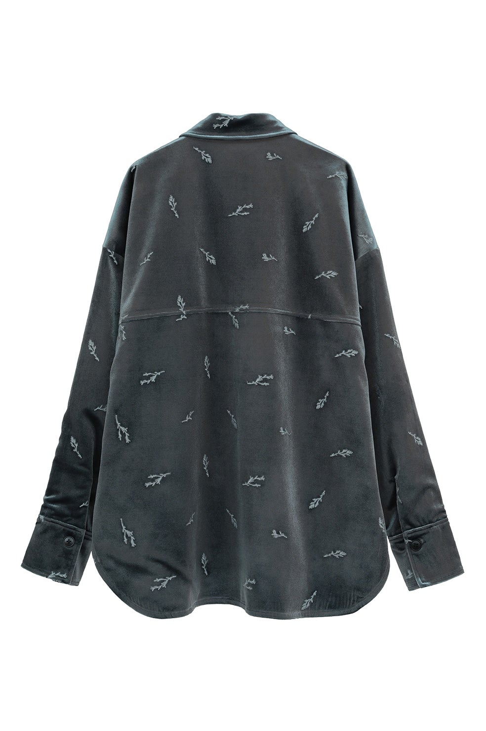 トップス 1122 VELOUR EMBROIDERY SHIRT｜TOPS(トップス)｜MANOF OFFICIAL ONLINE STORE