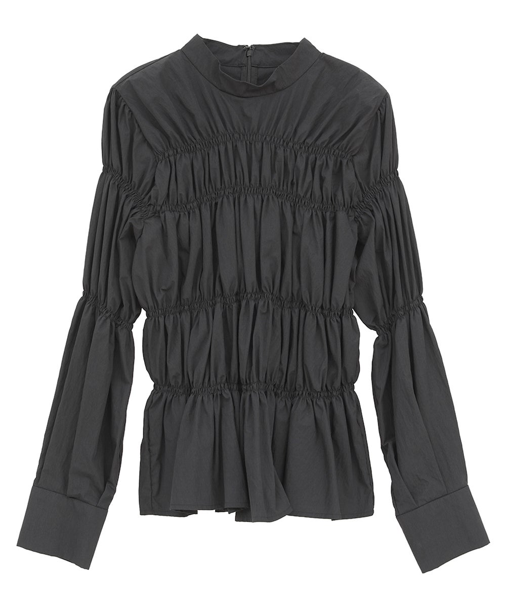 SHIRRING BLOUSE｜TOPS(トップス)｜MANOF OFFICIAL ONLINE STORE