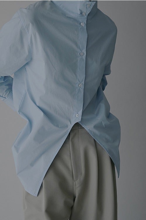 HIGH NECK 2WAY SHIRTS