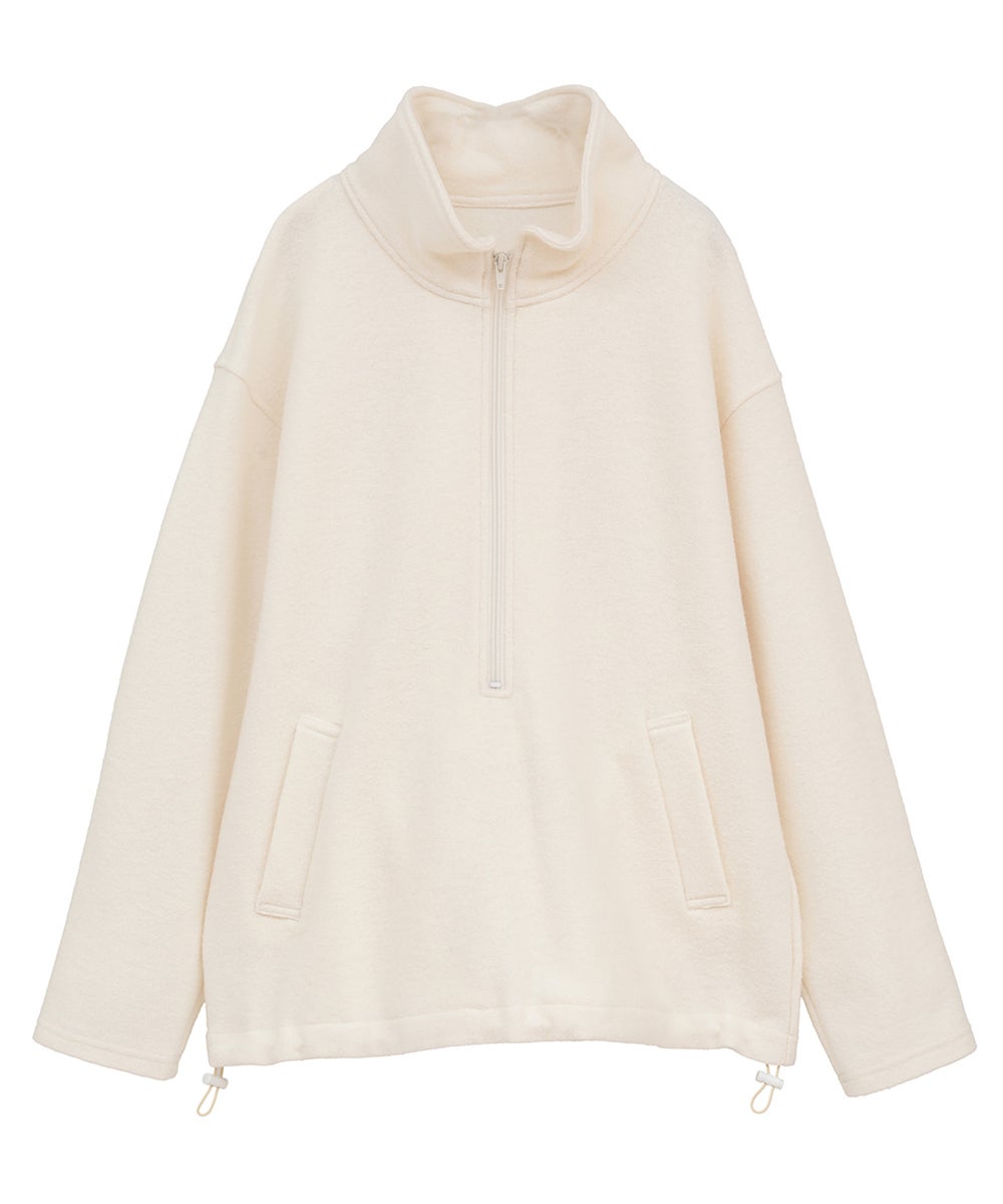 BOUCLE HALF ZIP TOPS｜TOPS(トップス)｜MANOF OFFICIAL ONLINE STORE