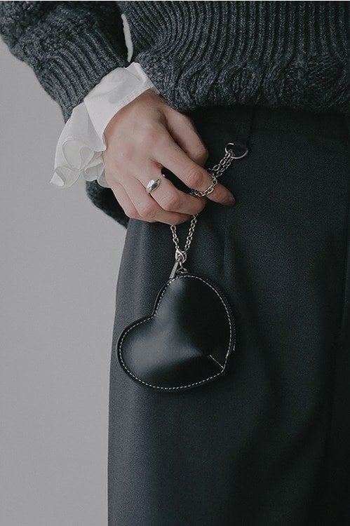 YAHKI×MANOF HEART POUCH