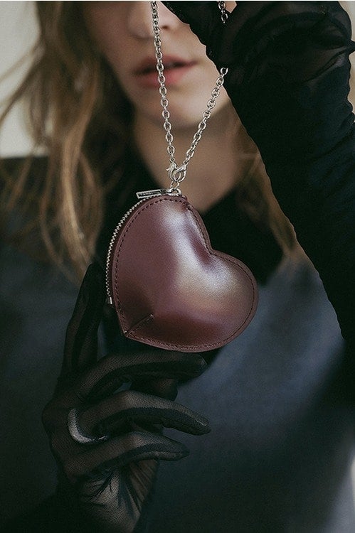 YAHKI×MANOF HEART POUCH