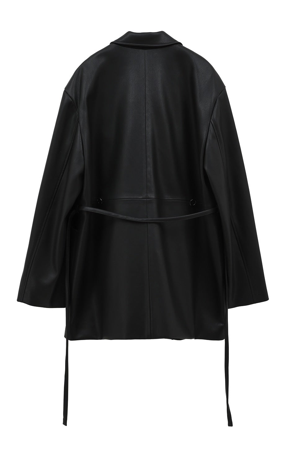 CLANE CLANE EGG FAKE LEATHER JACKET