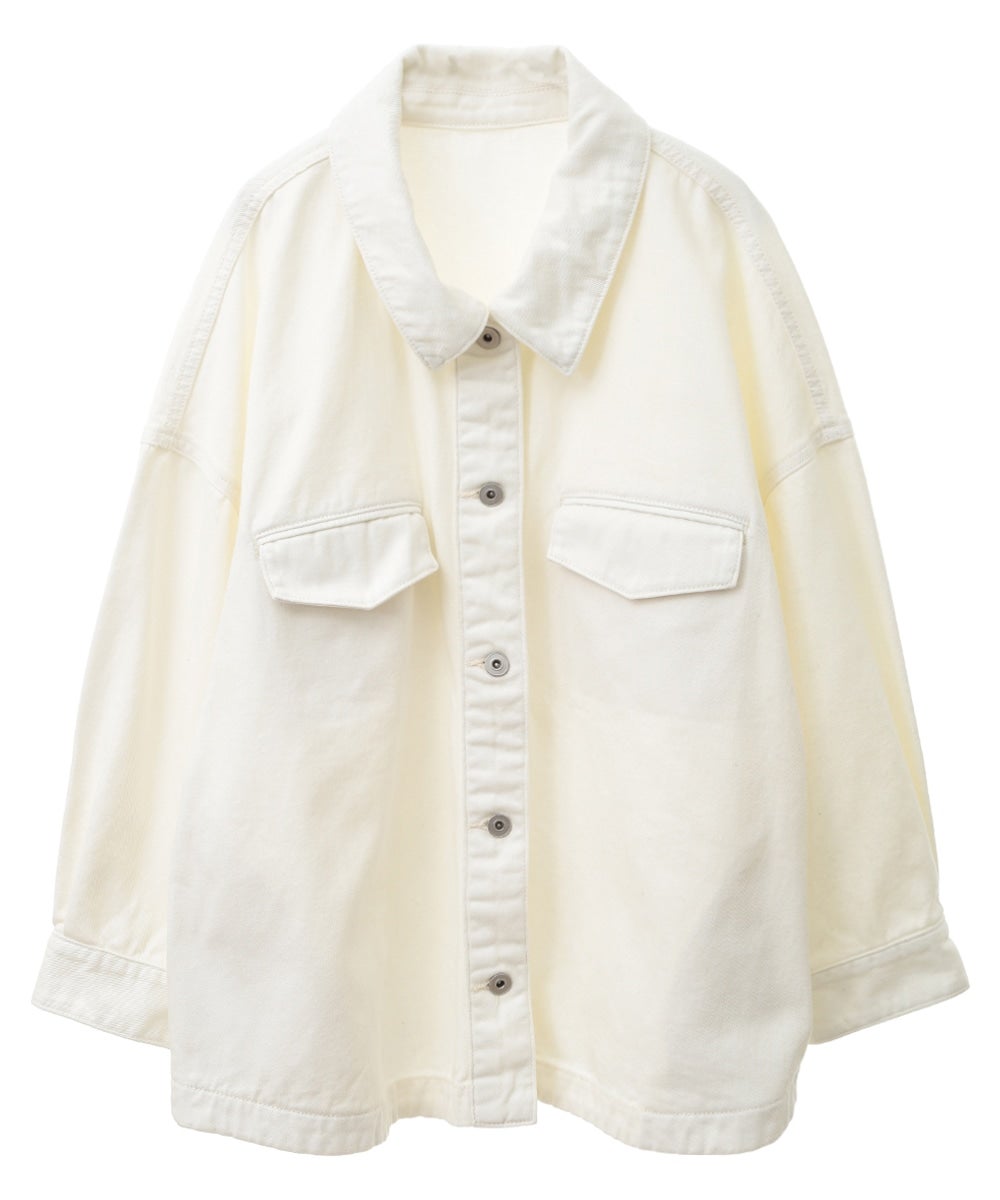 CLANE DENIM OVER JACKET サイズ1 CLANE（クラネ）の「【CLANE/クラネ】DENIM OVER JACKET/デニム