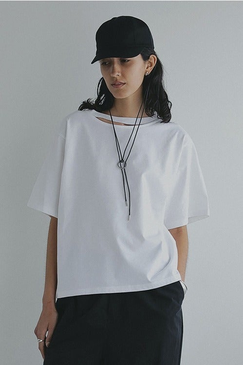 SLIT NECK CUT TOPS