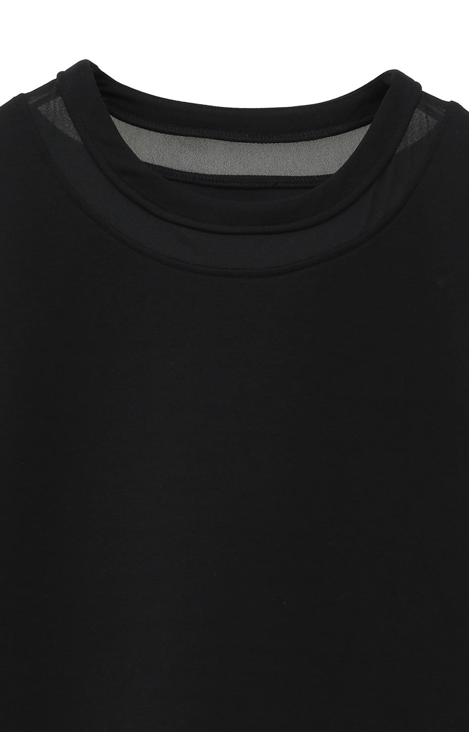 バーっと SHEER NECK CUT TOPS｜TOPS(トップス)｜MANOF OFFICIAL ONLINE STORE