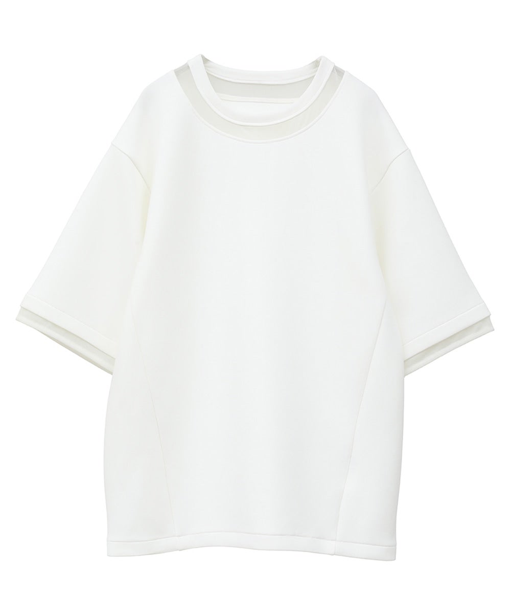 SHEER NECK CUT TOPS｜TOPS(トップス)｜CLANE OFFICIAL ONLINE STORE