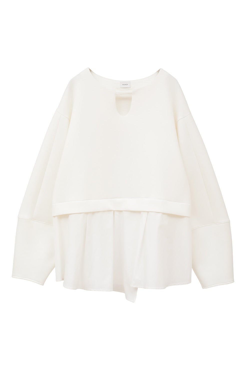 【最終価格】CLANE ／MANOF DOCKING PEPLUM TOPS DOCKING PEPLUM TOPS｜TOPS(トップス)｜MANOF OFFICIAL ONLINE STORE