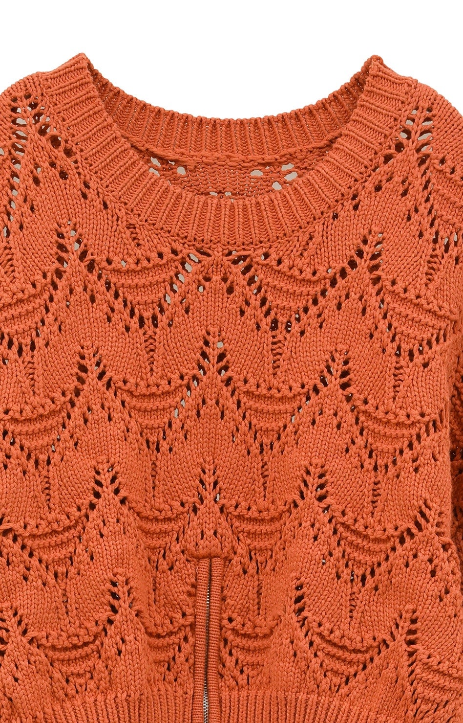 CROCHET ZIP KNIT TOPS｜TOPS(トップス)｜MANOF OFFICIAL ONLINE