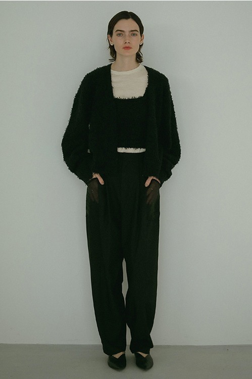 【25SS PRE ORDER】BUSTIER SET KNIT CARDIGAN