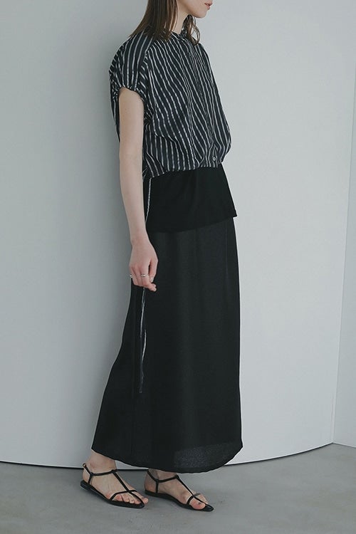 METALLIC NARROW SKIRT