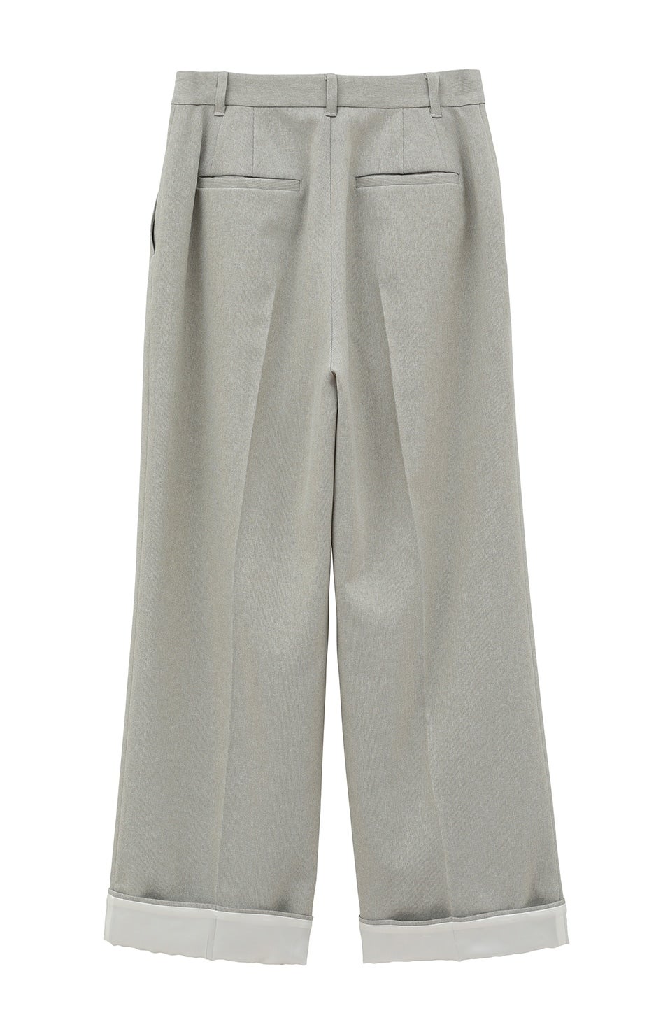 ミュージシャン hanapeco Layered Half Pants-Gray Beige L BICOLOR HEM PANTS｜SKIRT/PANTS(スカート/パンツ)｜MANOF OFFICIAL