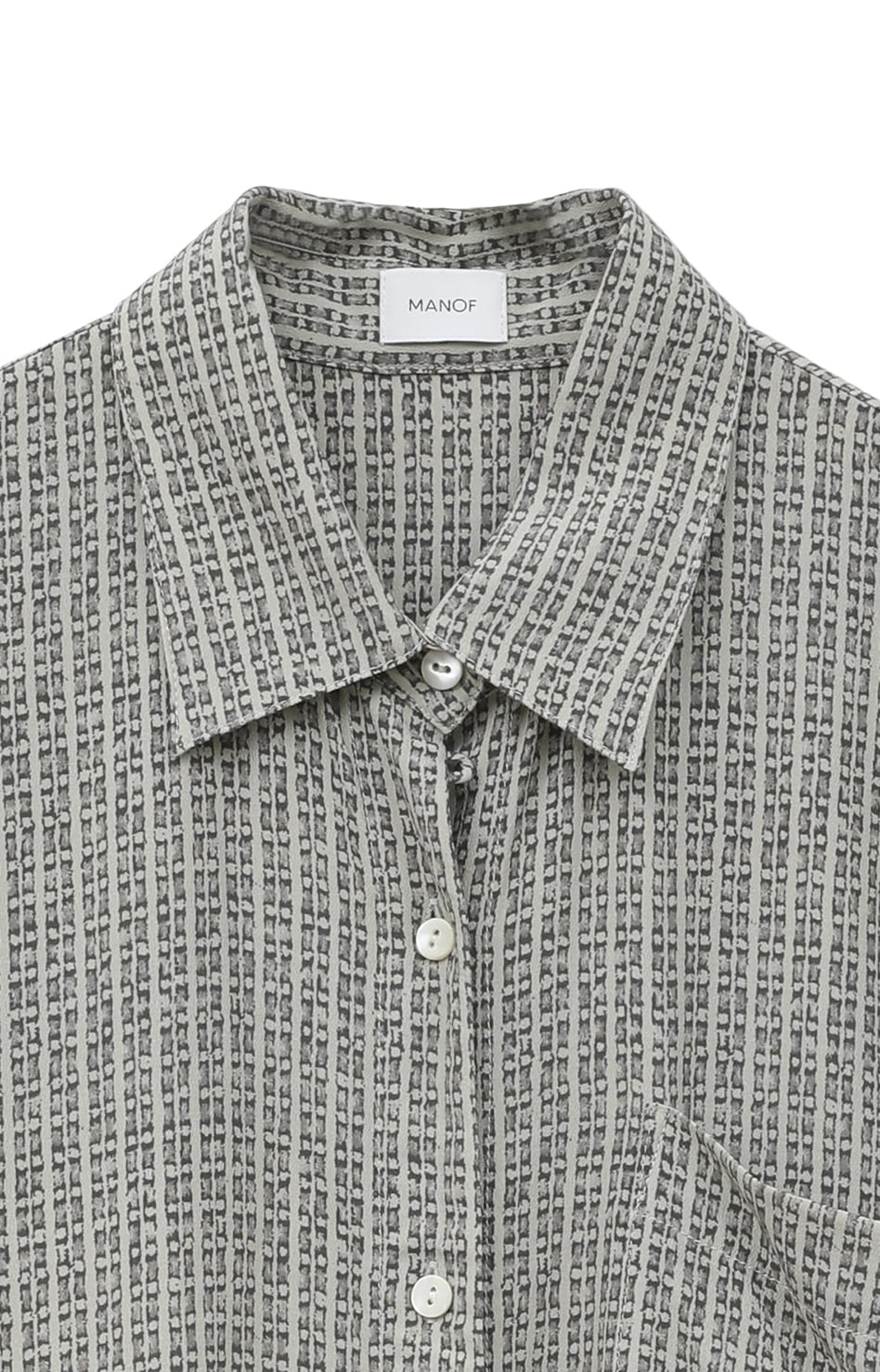 BLUR PATTERN SHIRT｜TOPS(トップス)｜MANOF OFFICIAL ONLINE STORE