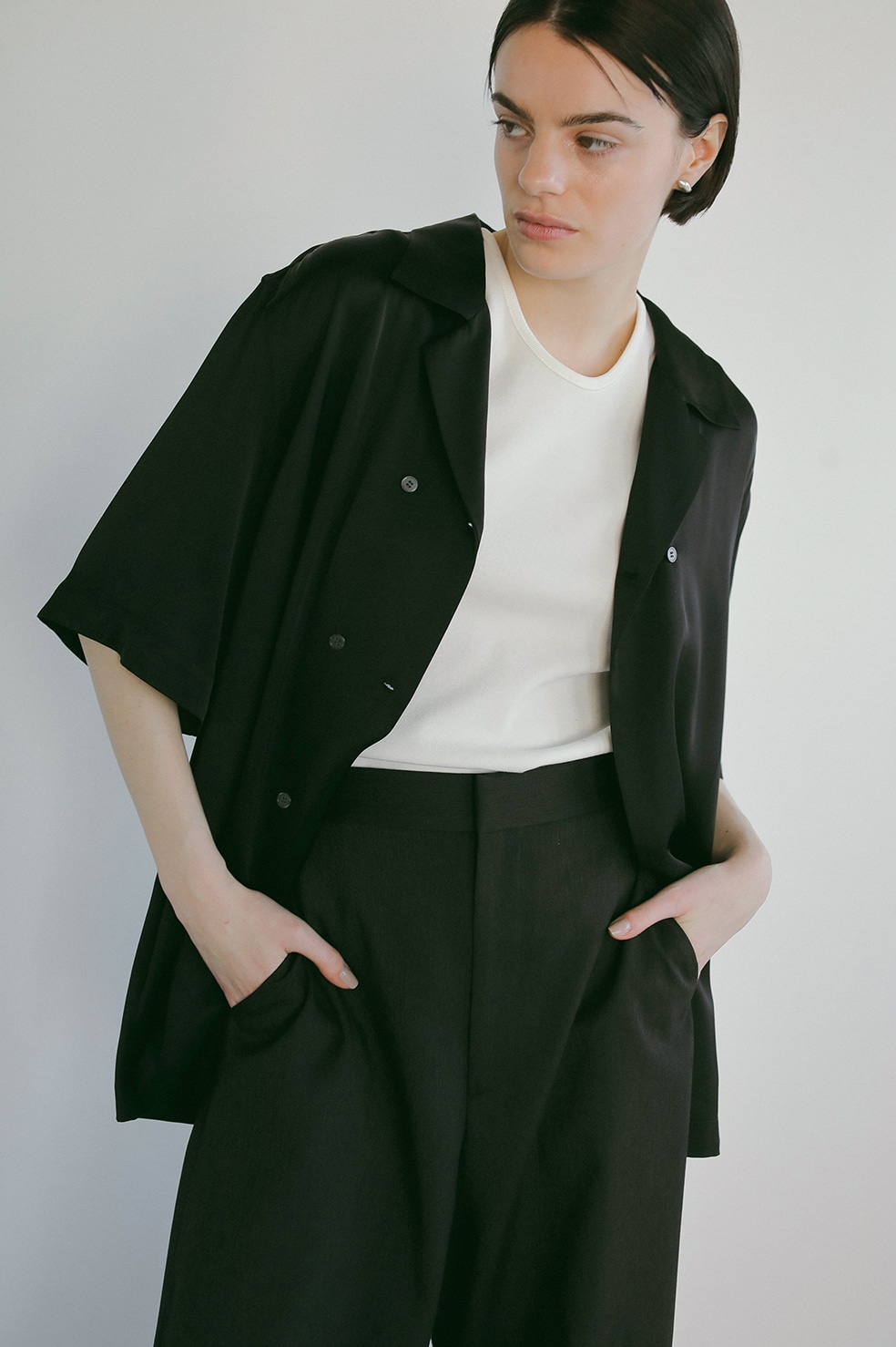 【25SS PRE ORDER】SATIN OVER SHIRT