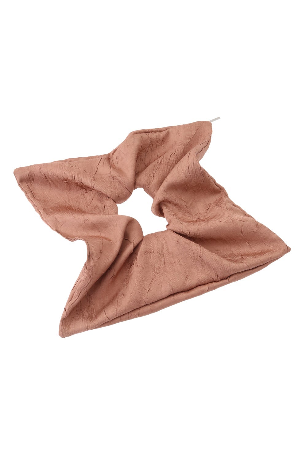 CLANE | LINEN MEDIUM SCRUNCHIE color：WHITE / BLACK In stock