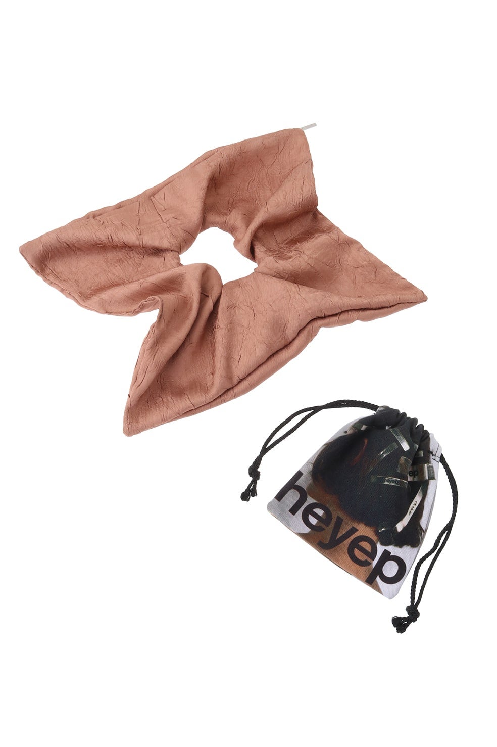 heyep×MANOF Square Medium Scrunchie シュシュ heyep×MANOF Square Medium Scrunchie｜GOODS(グッズ)｜MANOF