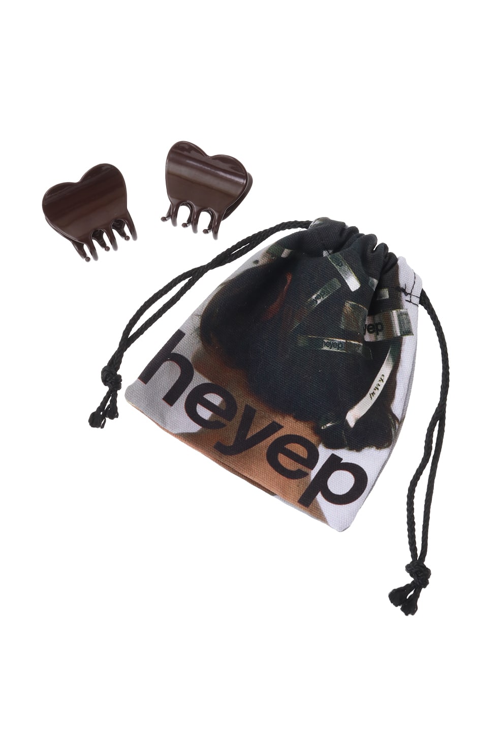 heyep×MANOF Matte Heart Hair Clips｜GOODS(グッズ)｜MANOF OFFICIAL