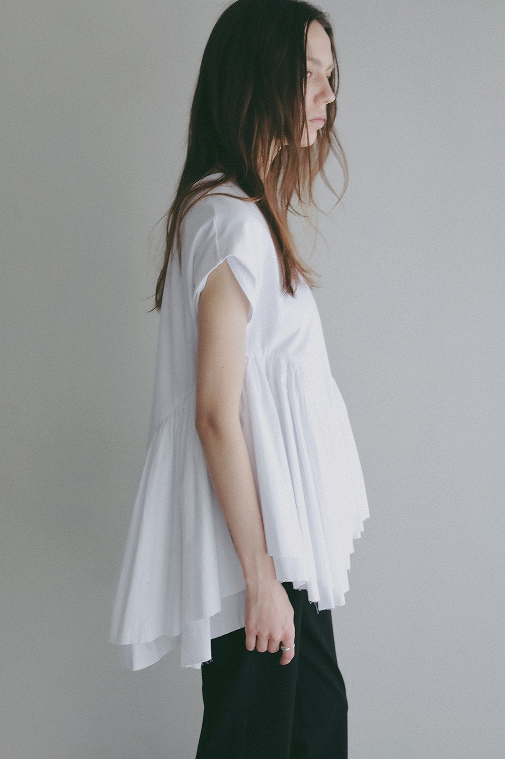 DOCKING PEPLUM CUT TOPS｜TOPS(トップス)｜MANOF OFFICIAL ONLINE STORE