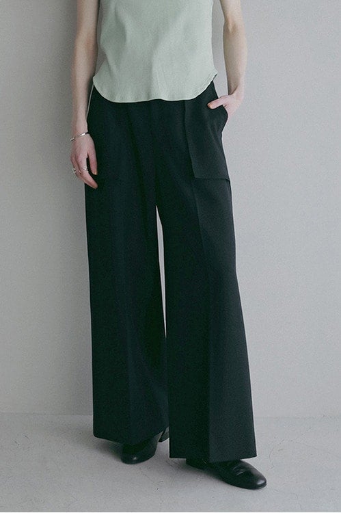 OUT POCKET WIDE PANTS