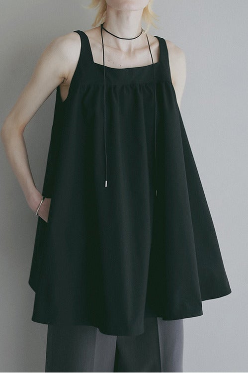 SQUARE NECK GATHER MINI ONE PIECE