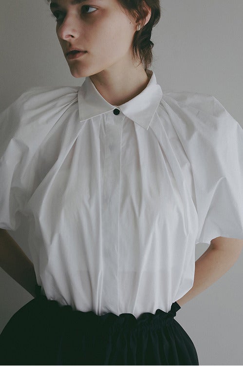 TUCK PUFF SLEEVE SHIRT