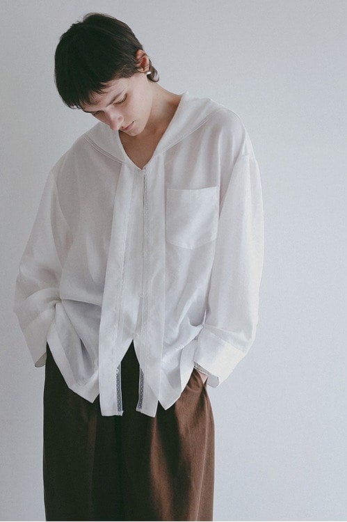 SAILOR COLLAR LOOSE SHIRT