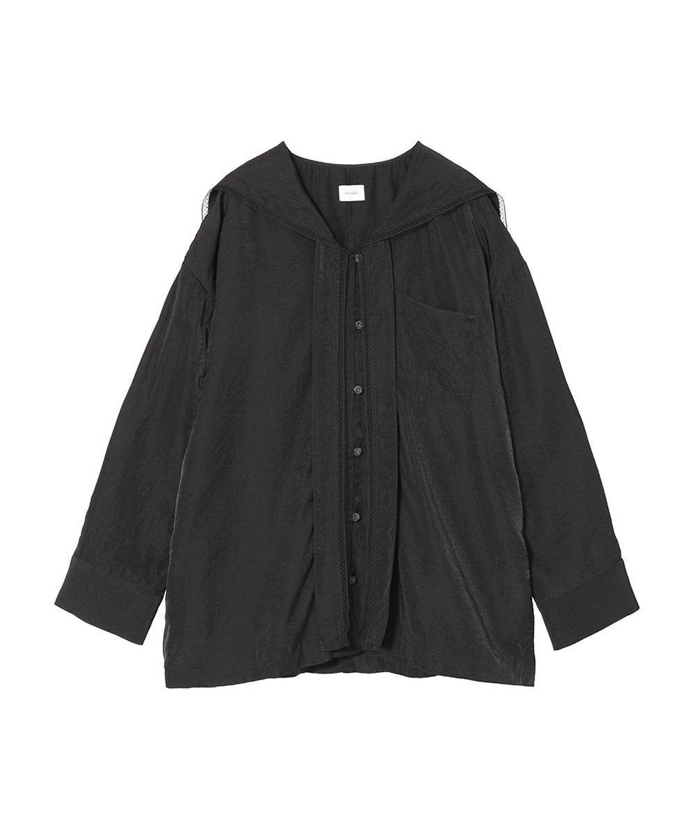 SAILOR COLLAR LOOSE SHIRT｜TOPS(トップス)｜MANOF OFFICIAL ONLINE STORE