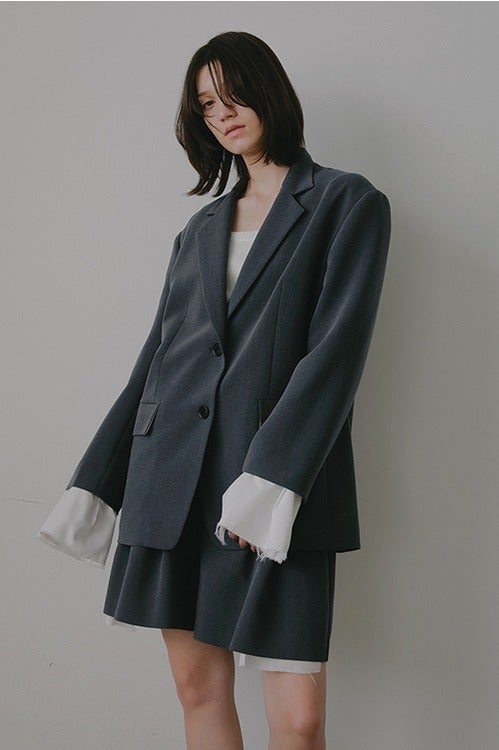 OVER SIZED LAYERED JACKET