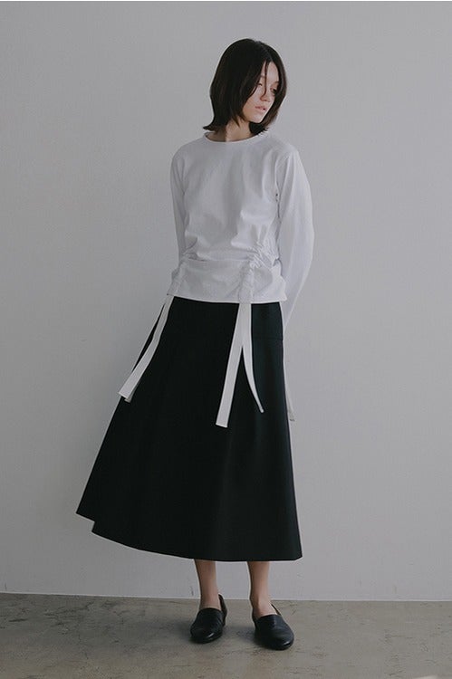 SIDE RIBBON CUT TOPS