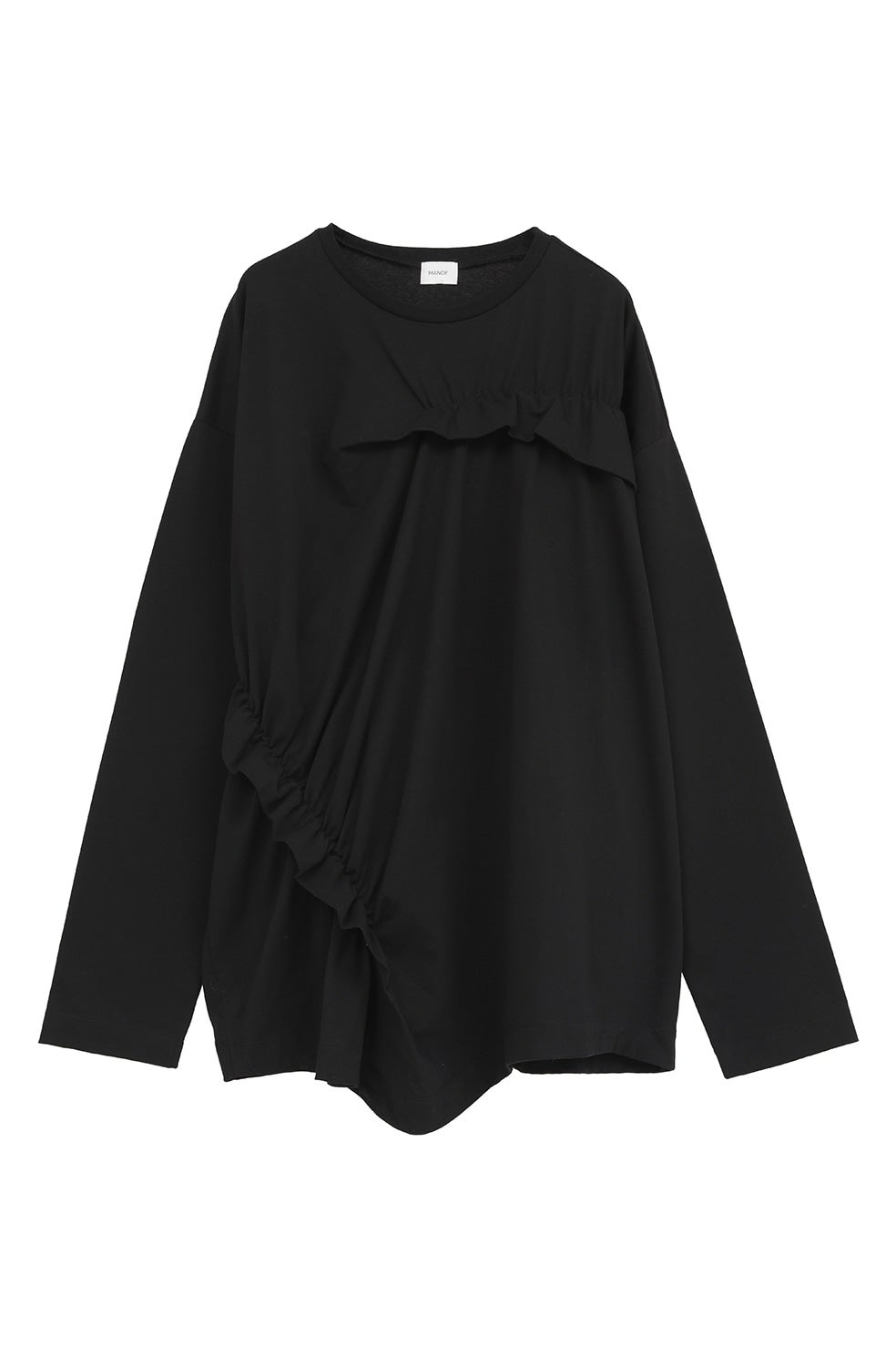 FRILLED LONG T-SHIRT｜TOPS(トップス)｜MANOF OFFICIAL ONLINE STORE