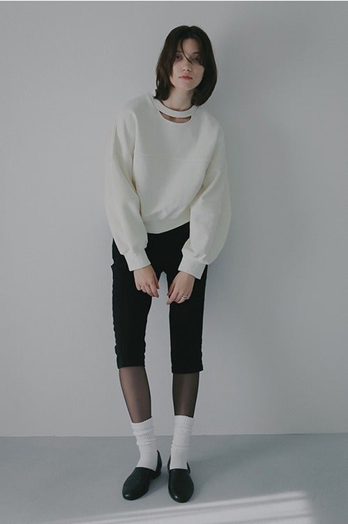 MOON SLIT SWEAT TOPS