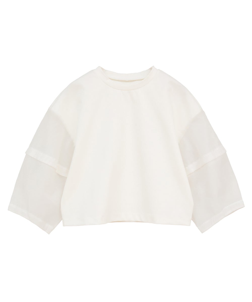 SHEER SLEEVES CUT TOPS｜TOPS(トップス)｜MANOF OFFICIAL ONLINE STORE