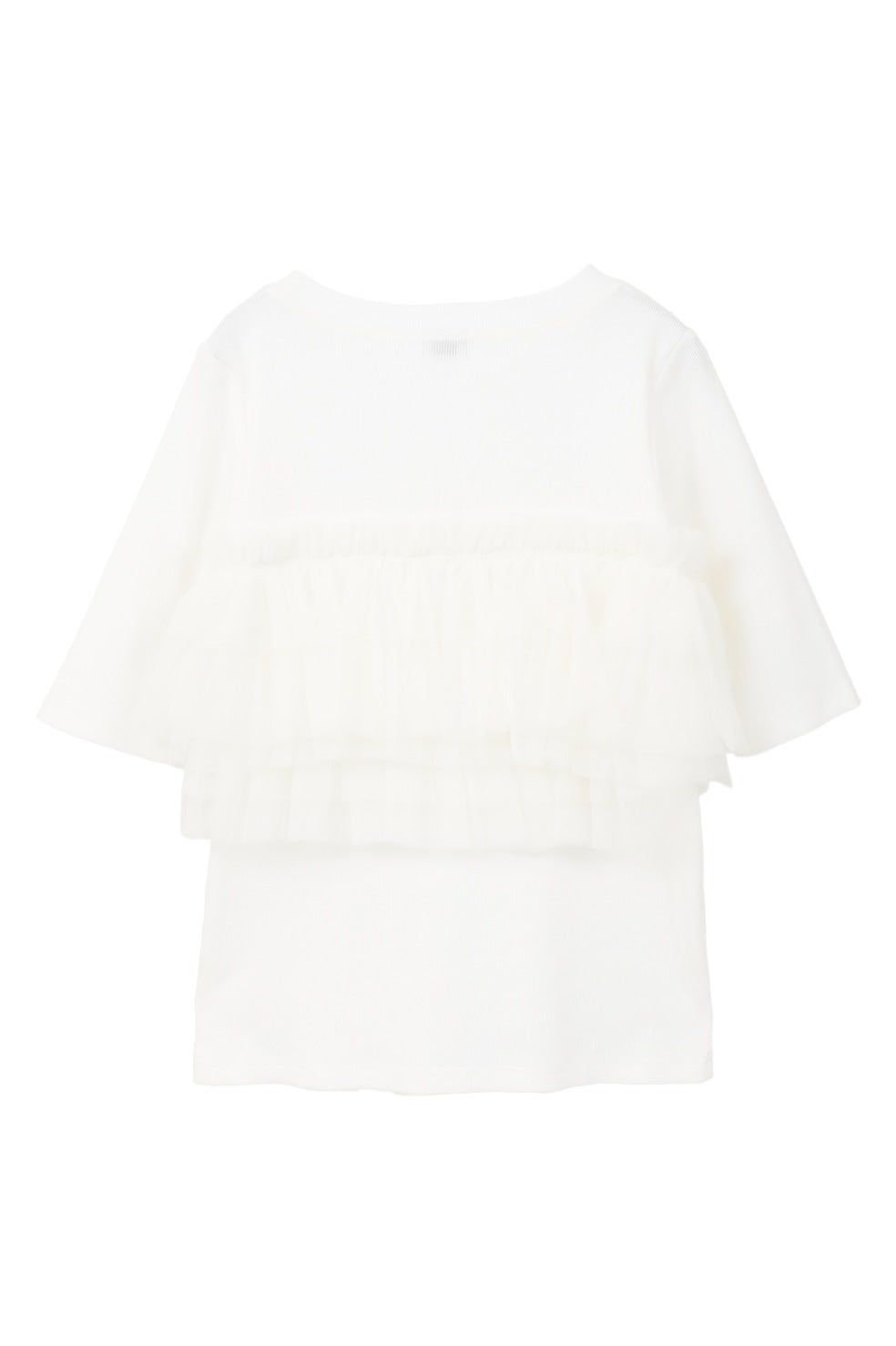 TULLE FRILL CUT TOPS｜TOPS(トップス)｜MANOF OFFICIAL ONLINE STORE