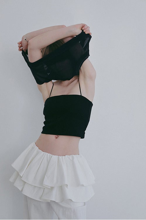 BACK OPEN SHORT CAMISOLE