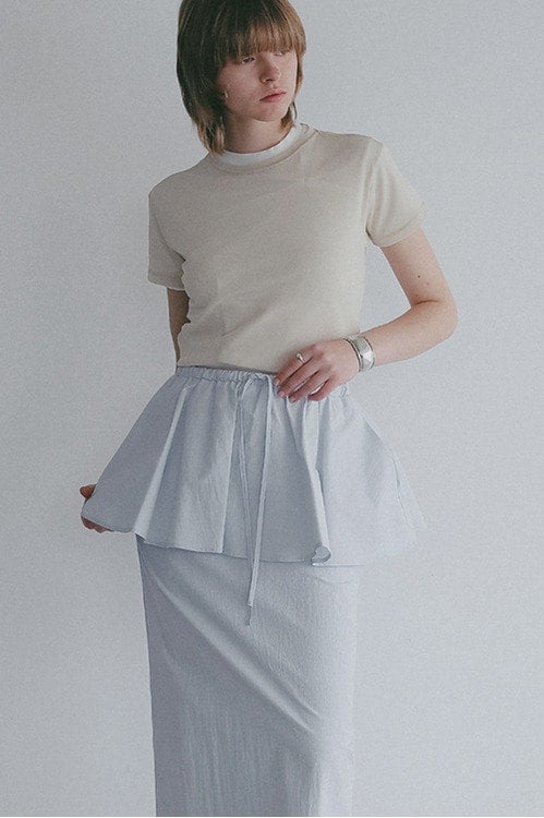 BASIC TULLE T-SHIRT