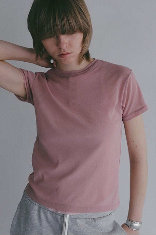 BASIC TULLE T-SHIRT