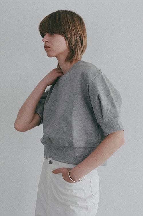 PUFF SLEEVE SWEAT TOPS