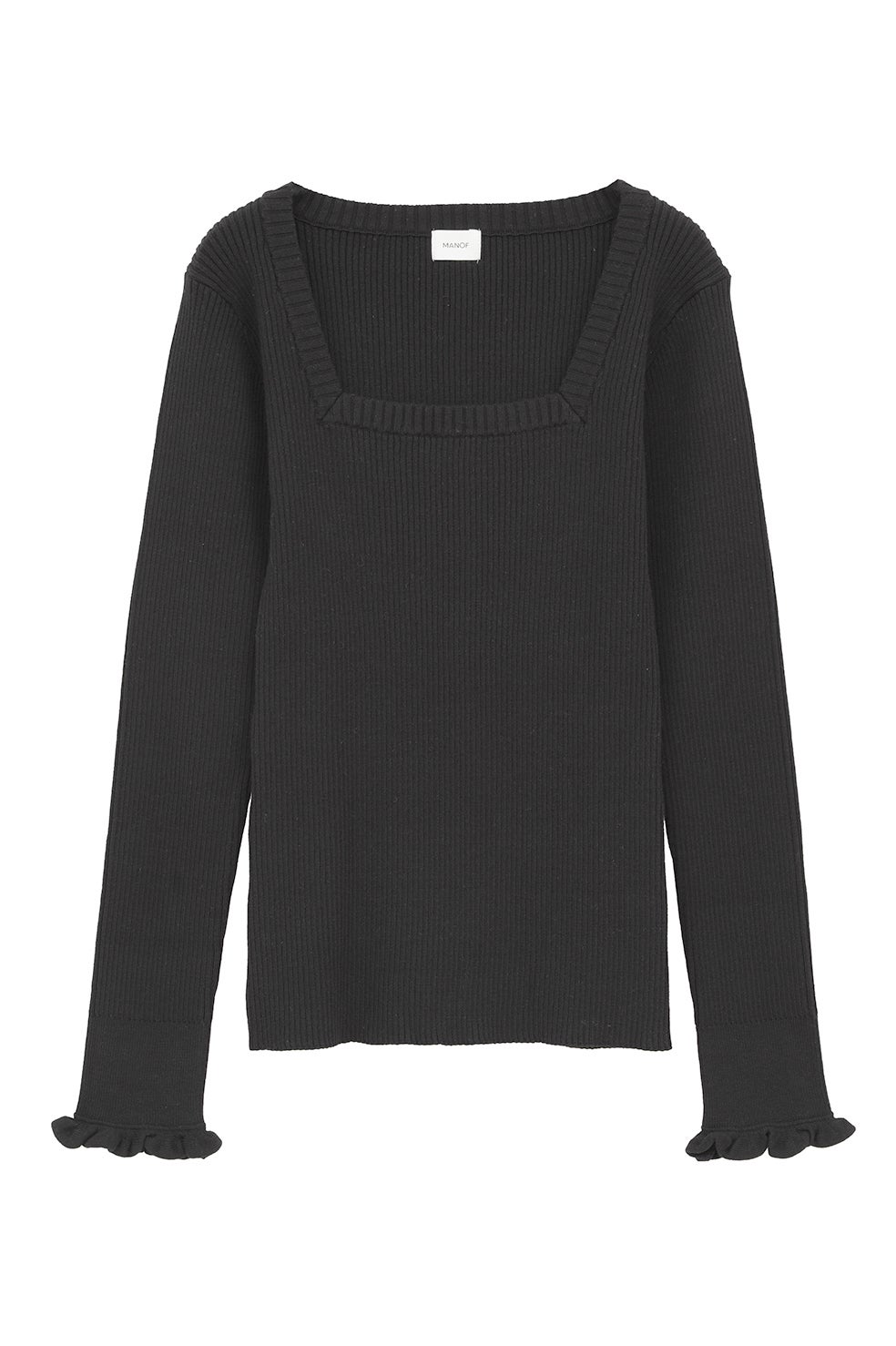 SQUARE RIB KNIT TOPS｜TOPS(トップス)｜MANOF OFFICIAL ONLINE STORE