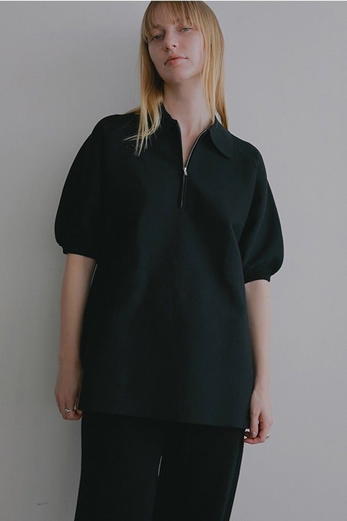 OVER KNIT POLO SHIRT