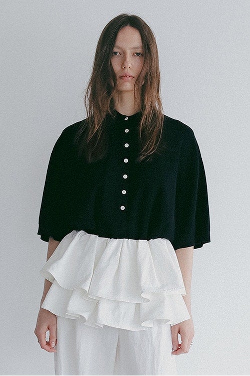 LOOSE POLO KNIT