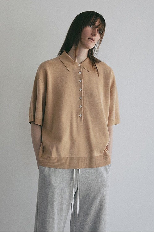 LOOSE POLO KNIT