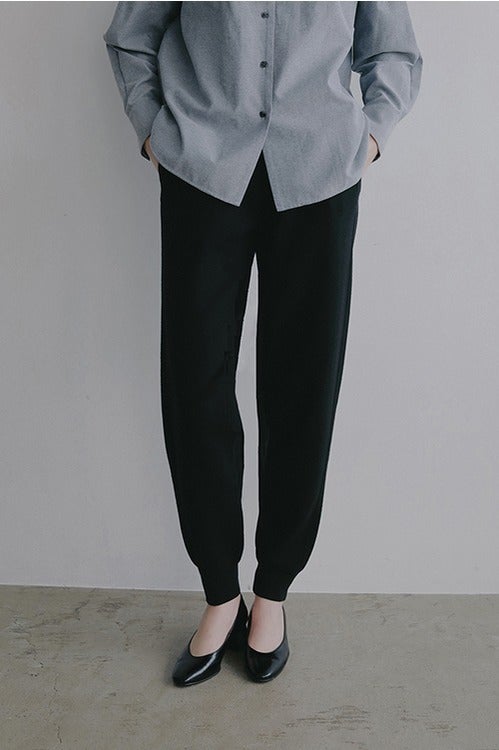 LINE KNIT JOGGER PANTS