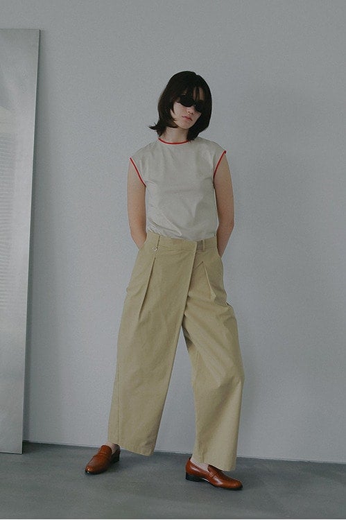 WRAP WIDE PANTS