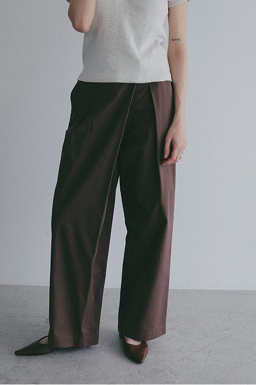 WRAP WIDE PANTS