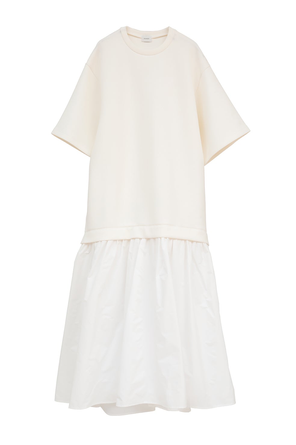 DOUBLE KNIT DOCKING ONE PIECE｜DRESS(ドレス)｜MANOF OFFICIAL