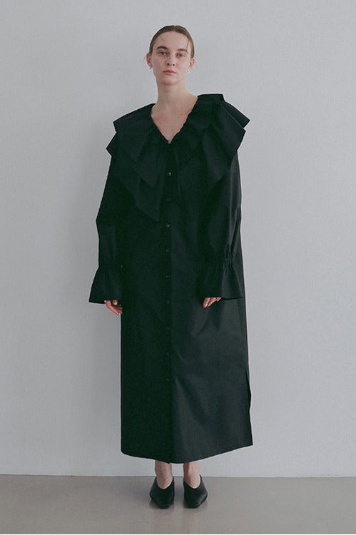 RUFFLE SHIRT ONE PIECE