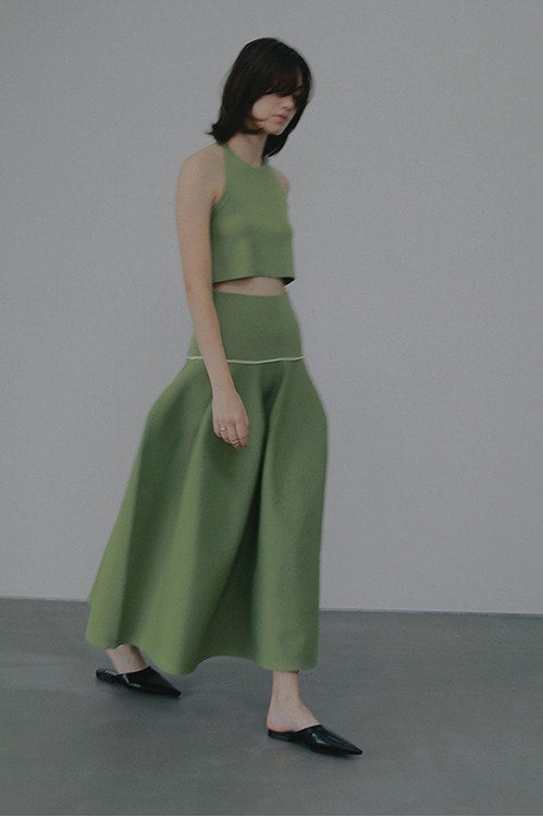 BUSTIER KNIT SET UP