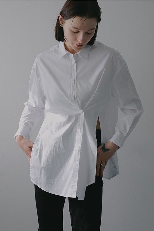 OVER SIZED 2WAY SHIRT