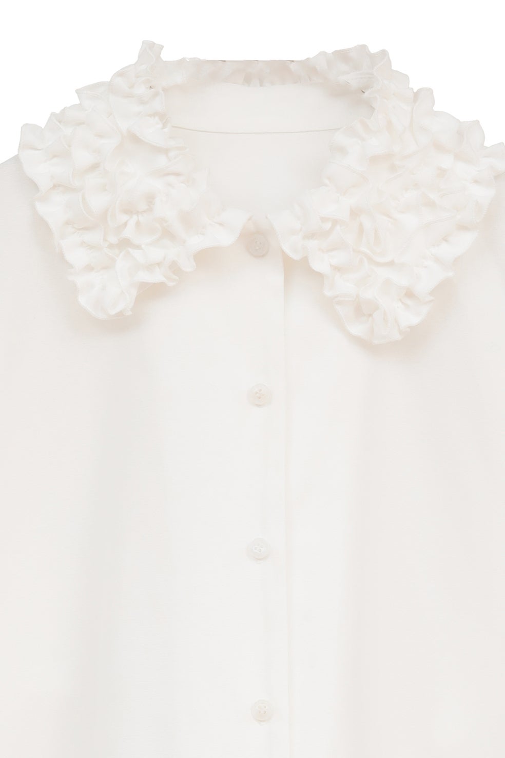 FRILL COLLAR OXFORD SHIRT｜TOPS(トップス)｜MANOF OFFICIAL ONLINE STORE